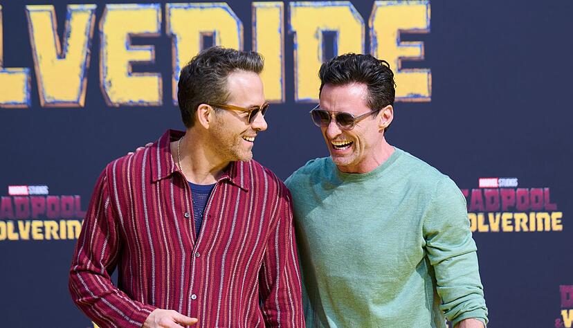 Reynolds und Jackman sind auch privat befreundet.