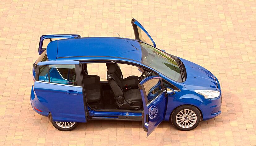 Offenherzig: Besserer Zugang in den Innenraum d&uuml;rfte kaum m&ouml;glich sein - wie steht es um die anderen Qualit&auml;ten des Ford B-Max?