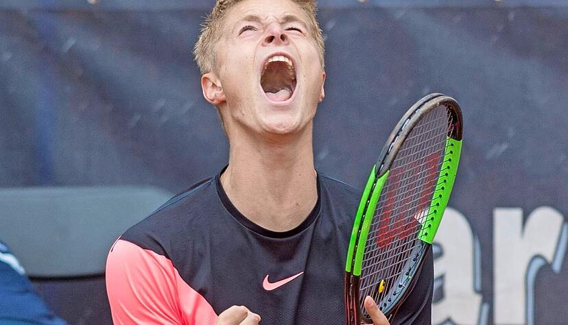 Rudolf Molleker, der Neckar-Cup-Sieger von 2018, plant bereits seine Reise nach Heilbronn. Der inzwischen 21-J&auml;hrige ist in der Ukraine geboren.
Foto: Archiv/Berger