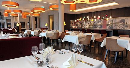 Als Reaktion auf die schwache Kundenfrequenz in der Stadt hat das Restaurant La Girafe im Mercure-Hotel zurzeit mittags geschlossen.
Foto: Archiv