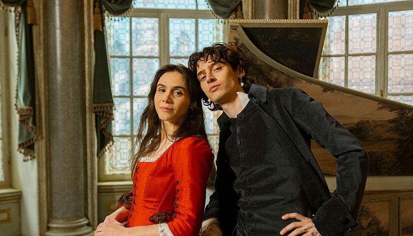 Havana Joy und Eren M. G&uuml;vercin spielen in der neuen ARD-Serie &laquo;Mozart/Mozart&raquo; die Wunderkinder Maria Anna und Wolfgang Amadeus Mozart.