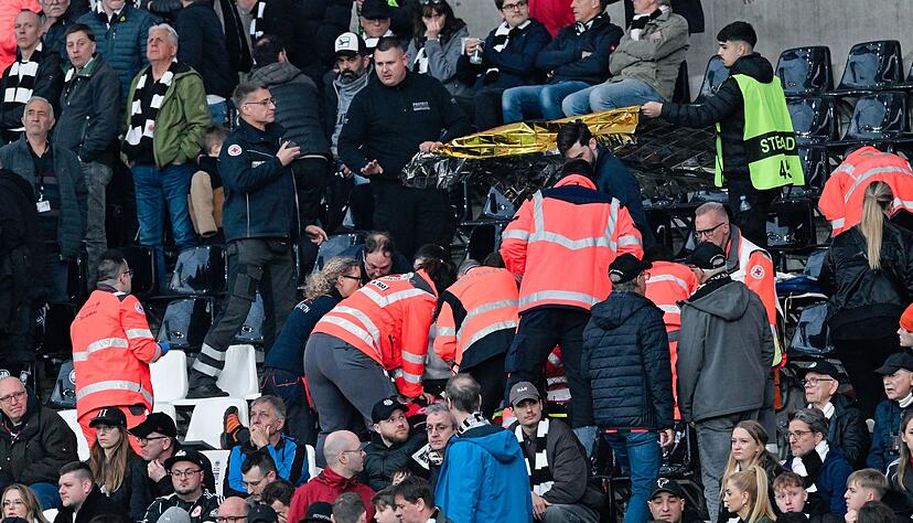 In der Schlussphase kam es zu einem Notarzteinsatz. In der Schlussphase kam es zu einem Notarzteinsatz.