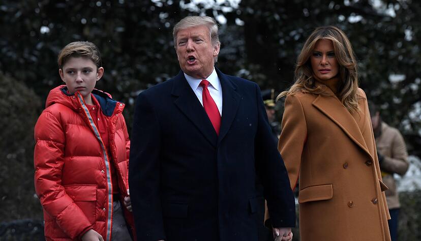Barron hat einen Teil seiner Kindheit im Wei&szlig;en Haus verbracht. (Archivbild)