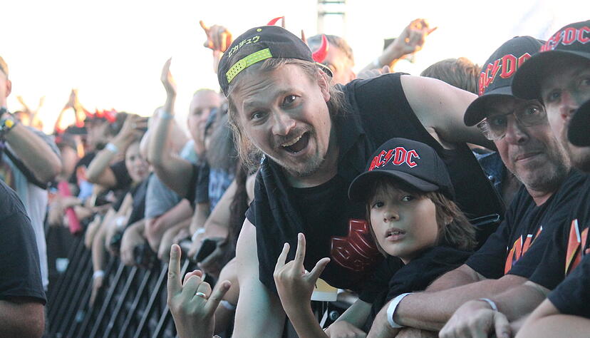 Die australische Band AC/DC spielt am Sonntag in Karlsruhe.