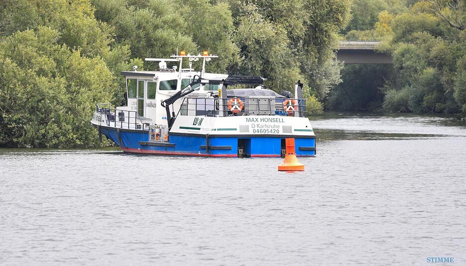 Das Messschiff "Max Honsell" der Landesanstalt für Umwelt, Messungen und Naturschutz (LUBW) überwacht die Wasserqualität.