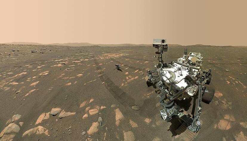 Endg&uuml;ltige Klarheit sollen Gesteinsproben des US-Rovers &laquo;Perseverance&raquo; bringen. (Archivbild)