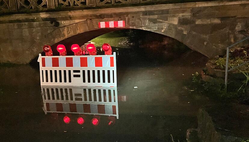 Einige Straßen und Unterführungen sind in Öhringen gesperrt.