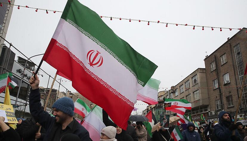 Demonstranten feiern den antiisraelischen Al-Kuds-Tag