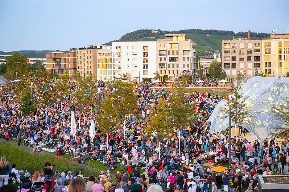 Buga: Alle Wassershows an einem Abend