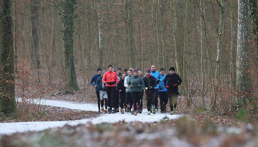 Die Laufgruppe am Heilbronner Gaffenberg