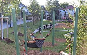 Bildungseinrichtung als Lebensraum: Die im Laufe des Jahres 2020 installierten Spielgeräte sind ein Highlight für die Schüler der Gemeinschaftsschule.