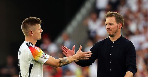 Spart nicht mit Kritik am Team von Julian Nagelsmann: Toni Kroos (l).