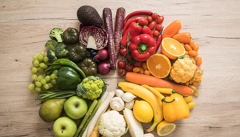 T&auml;glich mindestens 5 Portionen Obst oder Gem&uuml;se haben einen positiven Effekt auf den Darm.