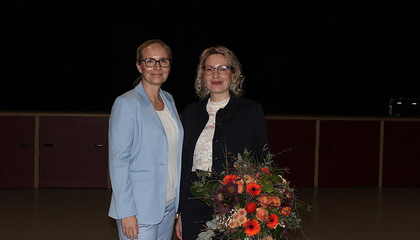 Haben einen fairen Wahlkampf gef&uuml;hrt: Kathrin Veyel (links) und Susanne Uebel-Madenciler.