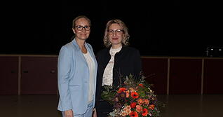 Haben einen fairen Wahlkampf gef&uuml;hrt: Kathrin Veyel (links) und Susanne Uebel-Madenciler.