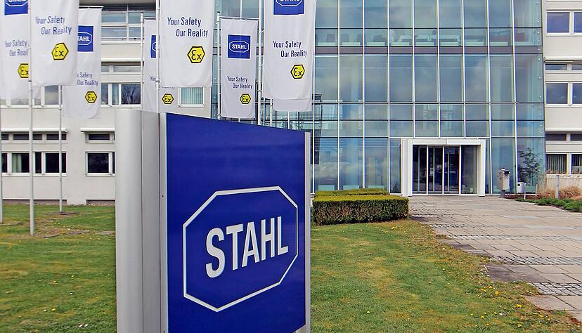 Der Explosionsschutzspezialist R. Stahl in Waldenburg erwartet in diesem Jahr leichte Umsatzr&uuml;ckg&auml;nge. Insgesamt sieht sich die Firma gut unterwegs.
Foto: Veigel