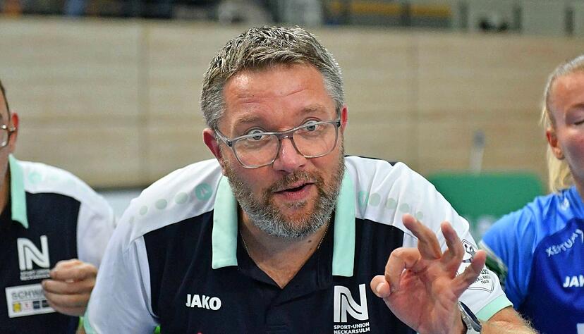 Neuer Arbeitseifer statt schlechter Laune: Die Sport-Union Neckarsulm und ihr Trainer Thomas Zeitz blieben am Samstagabend in Bensheim punktlos.