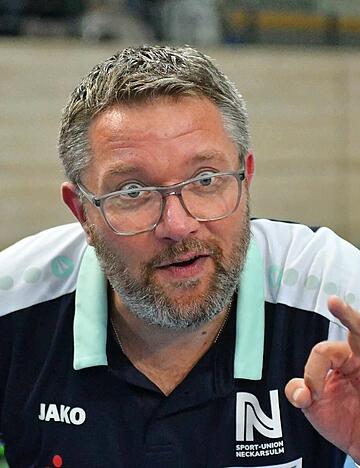 Neuer Arbeitseifer statt schlechter Laune: Die Sport-Union Neckarsulm und ihr Trainer Thomas Zeitz blieben am Samstagabend in Bensheim punktlos.