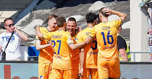 Hoffenheim gewann im Auswärtsspiel bei Absteiger Darmstadt deutlich.