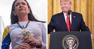 Maria Corina Machado wurde der Friedensnobelpreis zuerkannt. US-Präsident Donald Trump wäre auch eine Option gewesen.