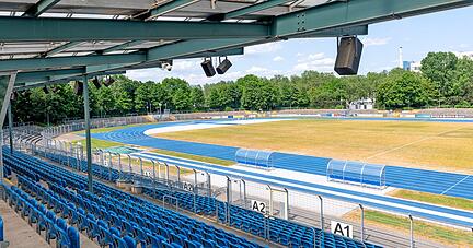 Das Vorgehen der Stadtverwaltung bei der umfangreichen Sanierung des Frankenstadions wurde im Bauausschuss kritisiert.
Foto: Archiv/Berger