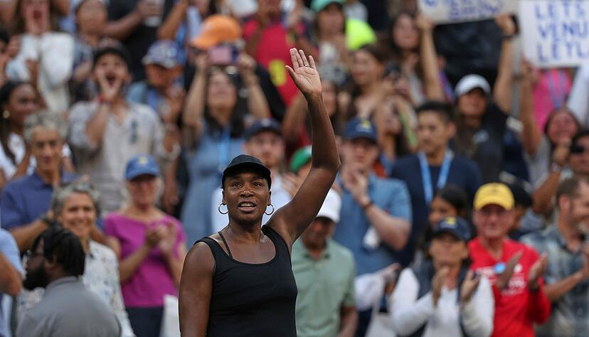 Für Venus Williams war im Doppel-Viertelfinale der US Open Schluss. Für Venus Williams war im Doppel-Viertelfinale der US Open Schluss.