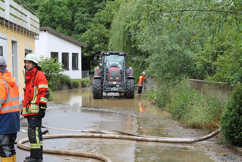 Hochwasser in Forchtenberg Hochwasser in Forchtenberg