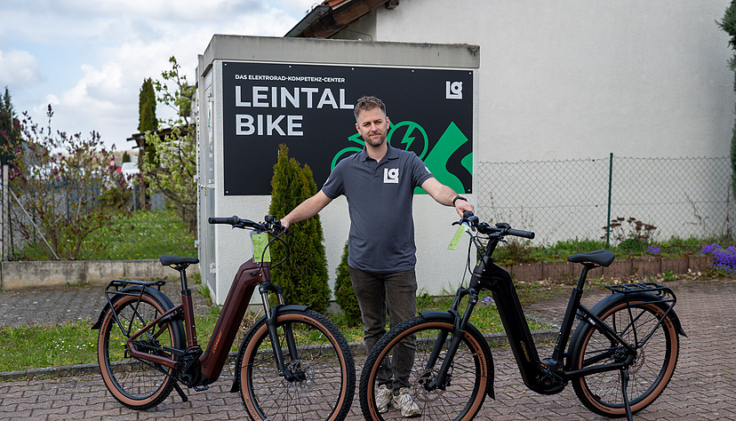 E Bike Test bei Leintal Bike in Leigarten, Kollektiv