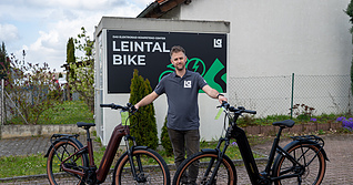 E Bike Test bei Leintal Bike in Leigarten, Kollektiv