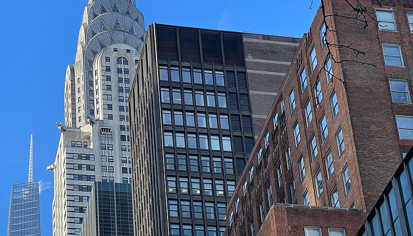 Ein New Yorker Wahrzeichen: das Chrysler Building. Ein New Yorker Wahrzeichen: das Chrysler Building.