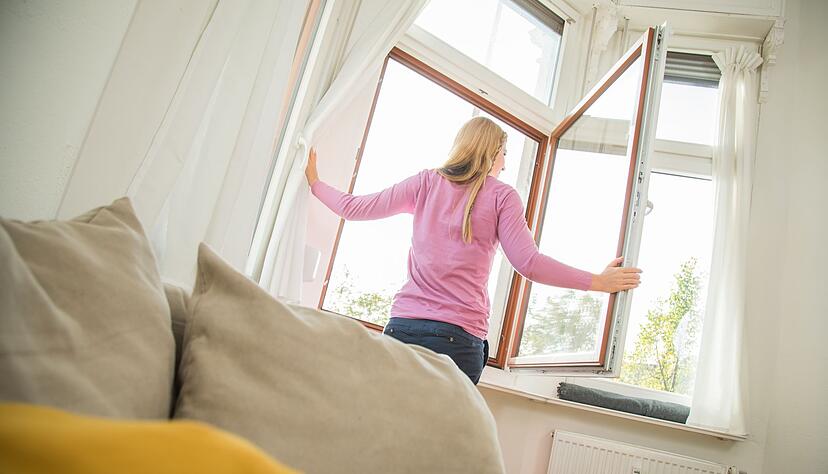 Gezielt l&uuml;ften: Ohne L&uuml;ftungsanlage empfiehlt sich kurzes Sto&szlig;l&uuml;ften morgens oder abends, wenn die Pollenbelastung geringer ist.
