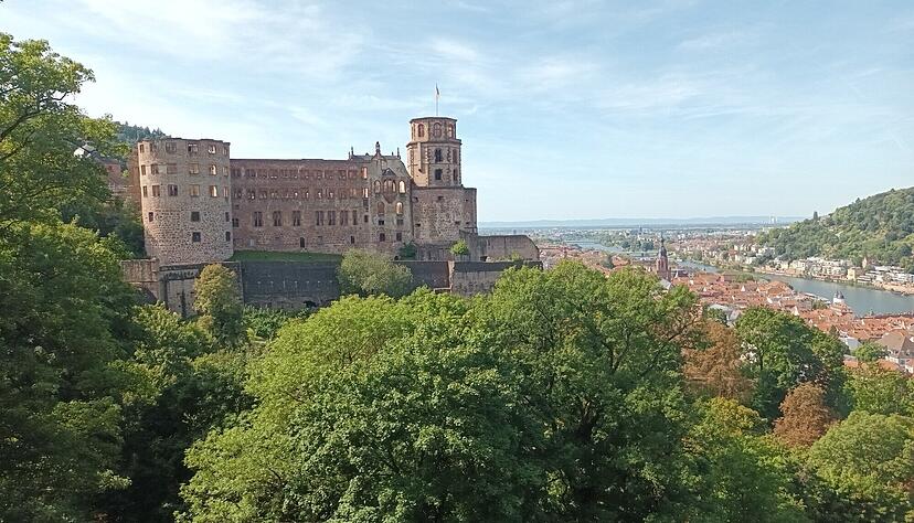 Die Ruine des Heidelberger Schlosses ist eine der meistbesuchten Sehenswürdigkeiten des Landes. Östlich davon könnte theoretisch ein Atom-Endlager gebaut werden.