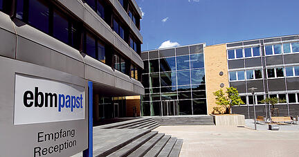 Die EBM-Papst-Zentrale in Mulfingen. Fotos: EBM-Papst