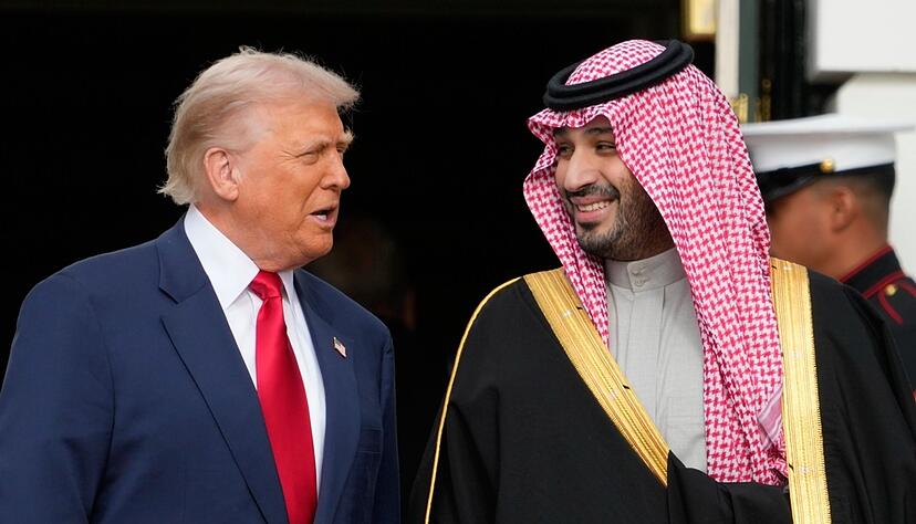 US-Präsident Donald Trump empfing den saudischen Kronprinzen Mohammed bin Salman im Weißen Haus. US-Präsident Donald Trump empfing den saudischen Kronprinzen Mohammed bin Salman im Weißen Haus.