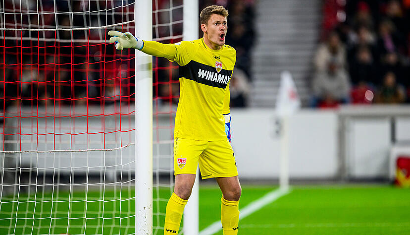 Alexander Nübel ist seit Sommer 2023 beim VfB Stuttgart die Nummer eins im Tor. Aber: Er ist auf Leihbasis bei den Schwaben.