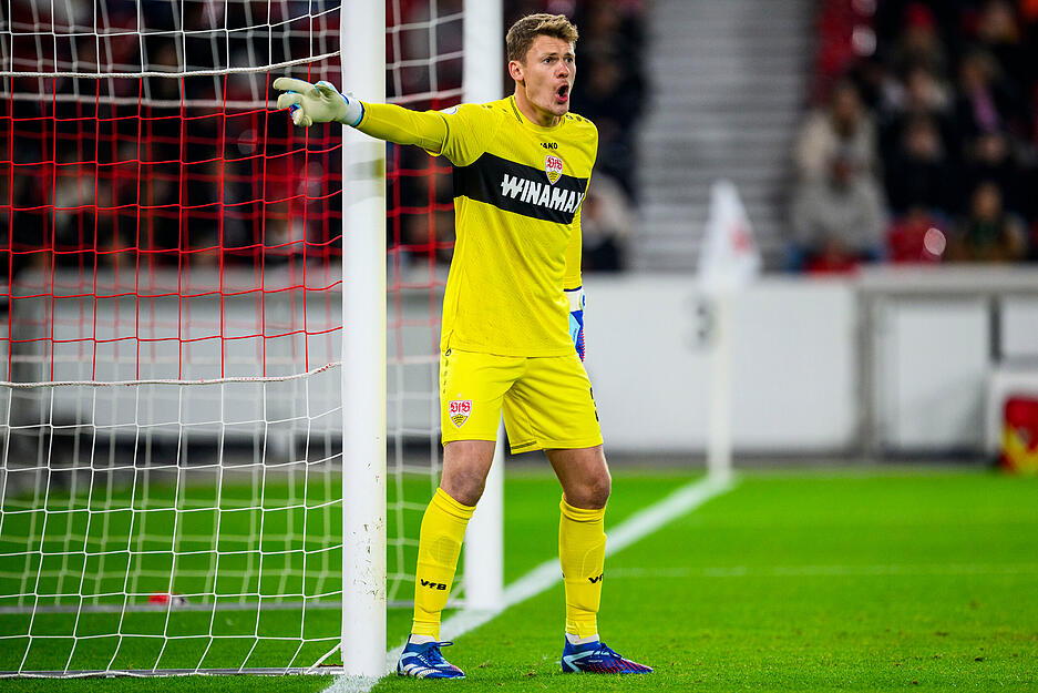 Alexander Nübel ist seit Sommer 2023 beim VfB Stuttgart die Nummer eins im Tor. Aber: Er ist auf Leihbasis bei den Schwaben.
