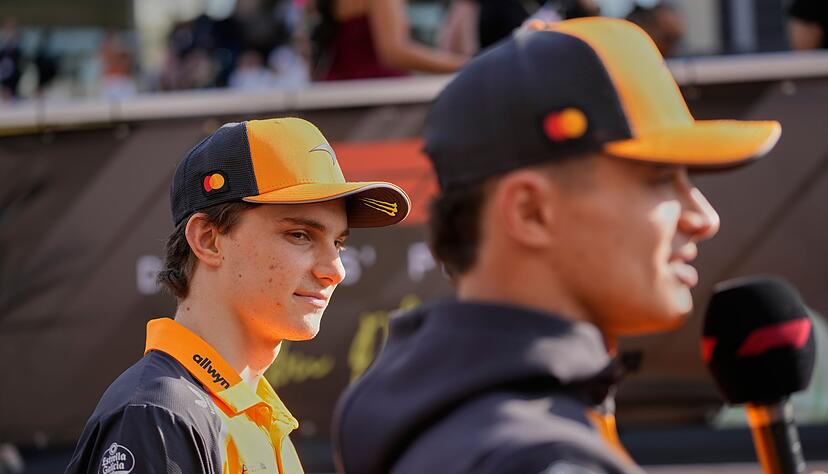 Der eine will Weltmeister werden, der andere ist es schon: Oscar Piastri (l) und Lando Norris. (Archivbild)
