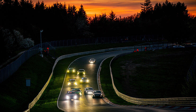 Fabio Sacchi genoss seinen Schluss-Stint in der Dunkelheit bei den ADAC 24h N&uuml;rburgring Qualifiers am vergangenen Wochenende in der Eifel.