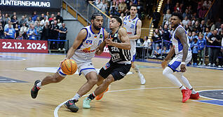 Tyreese Blunt war gegen Wolmirstedt Topscorer der Hakro Merlins Crailsheim.