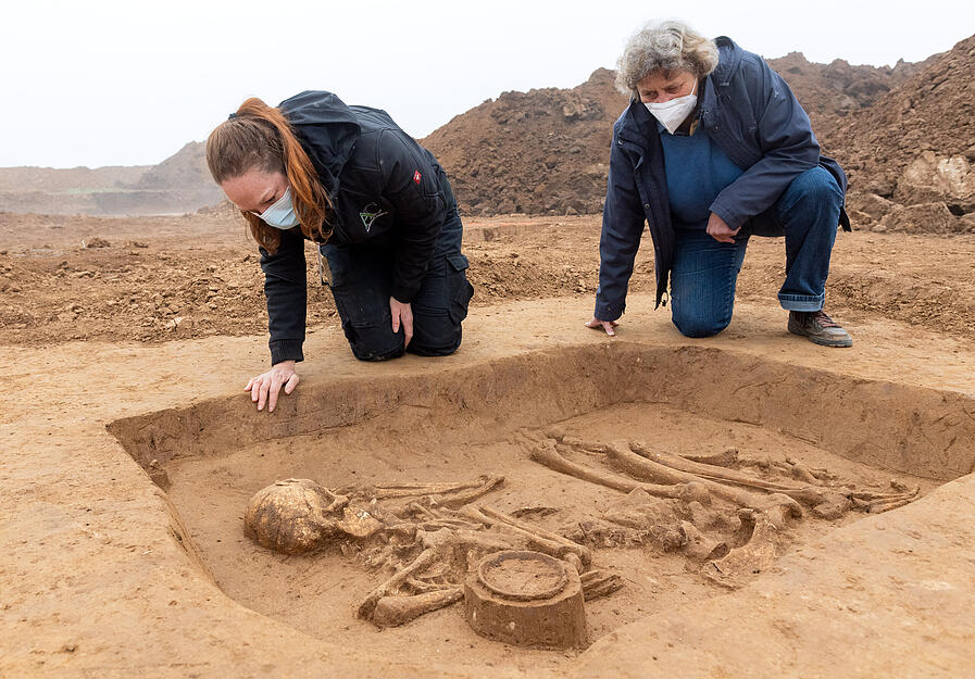Ausgrabungen auf Campus-Baustelle Ausgrabungen auf Campus-Baustelle
