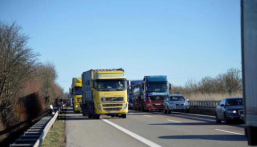A6-Unfall bei Ilshofen