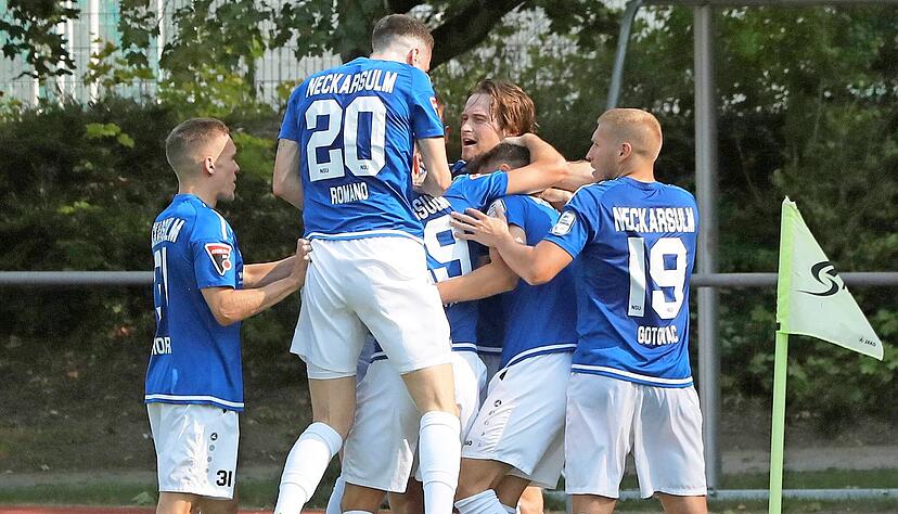 Geht es nach dem neuen Fußball-Abteilungsleiter Pascal Zartmann sollen die Spieler des Oberligisten Neckarsulmer Sport-Union künftig noch öfters über Siege jubeln und das vor deutlich mehr Zuschauern.
Foto: Alexander Bertok