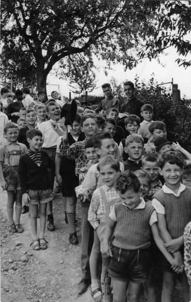 Im August 1962 verabschieden sich die Ferienkinder vom Sommerlager auf dem Haigern-Berg, der zur Gemeinde Talheim gehört. Im August 1962 verabschieden sich die Ferienkinder vom Sommerlager auf dem Haigern-Berg, der zur Gemeinde Talheim gehört.