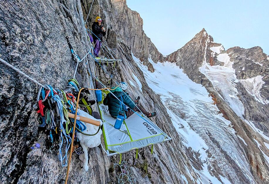 Biwak im Portaledge oder &uuml;bernachten im Fels: Hier hat Amelie K&uuml;hne geschlafen &minus; eine ganz besondere Erfahrung f&uuml;r die 21-J&auml;hrige.