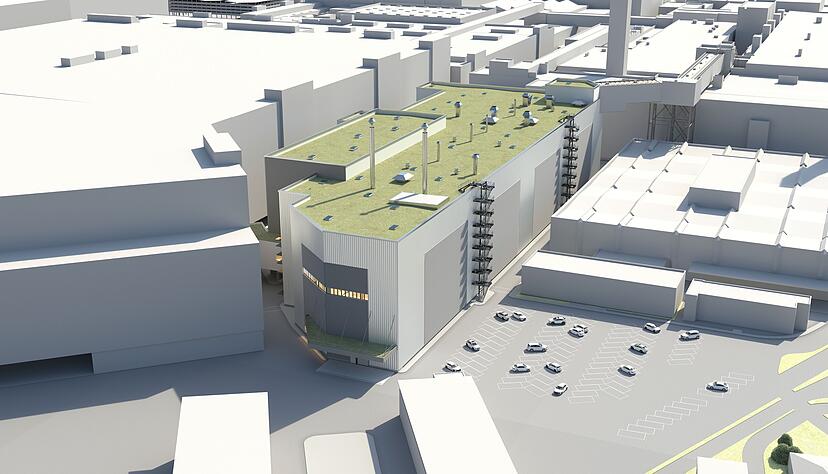 Die Illustration zeigt, wie die neue Lackiererei in Neckarsulm aussehen wird. Bei der vollständigen Inbetriebnahme im neuen Jahr gehört sie zu den modernsten der Branche.