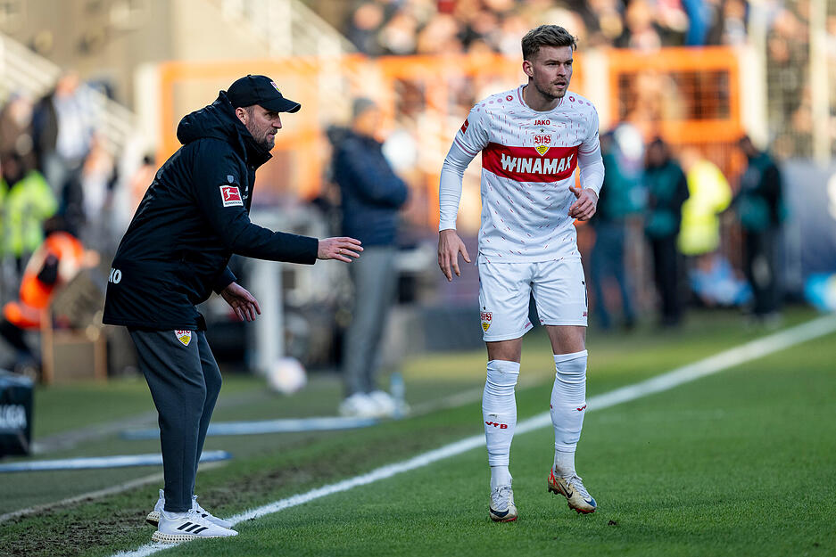 Unter Trainer Sebastian Hoeneß blüht der Mittelfeldmann richtig auf beim VfB Stuttgart. Unter Trainer Sebastian Hoeneß blüht der Mittelfeldmann richtig auf beim VfB Stuttgart.