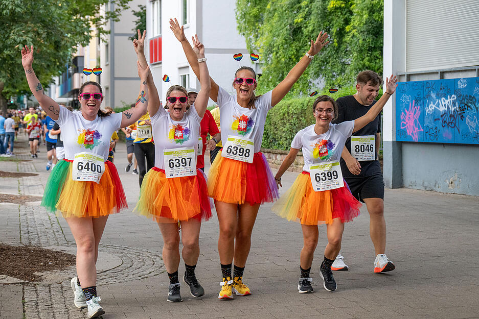 Einmal im Jahr findet der Stimme-Firmenlauf in Heilbronn statt. Einmal im Jahr findet der Stimme-Firmenlauf in Heilbronn statt.