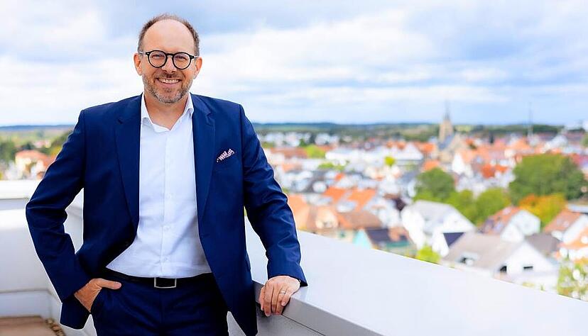 Der gebürtige Sinsheimer Christian Schultz tritt am 9. November zur Oberbürgermeister-Wahl in Bad Rappenau an.