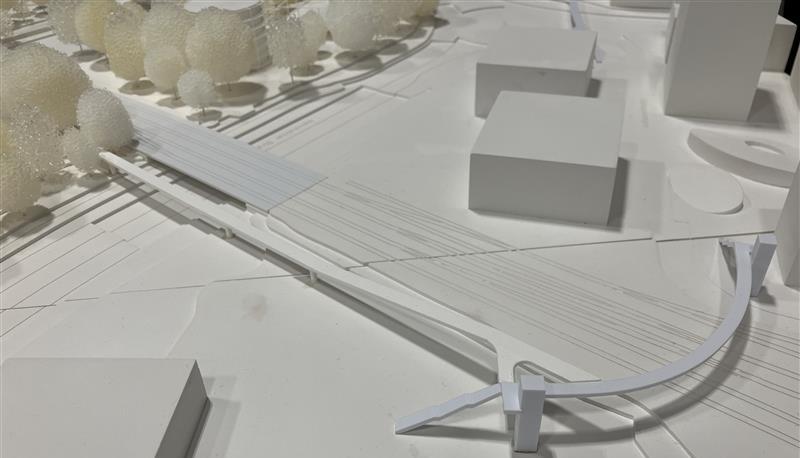 Veränderungen soll es laut dem Plan auch an der bestehenden Campus-Brücke geben. Veränderungen soll es laut dem Plan auch an der bestehenden Campus-Brücke geben.