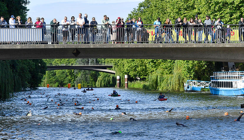 Auch dieses Jahr findet der Triathlon wieder in Heilbronn statt.